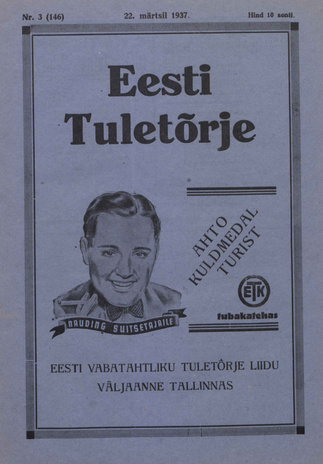 Eesti Tuletõrje : tuletõrje kuukiri ; 3 (146) 1937-03-22
