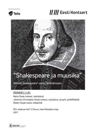 “Shakespeare ja muusika”. Rondellus.