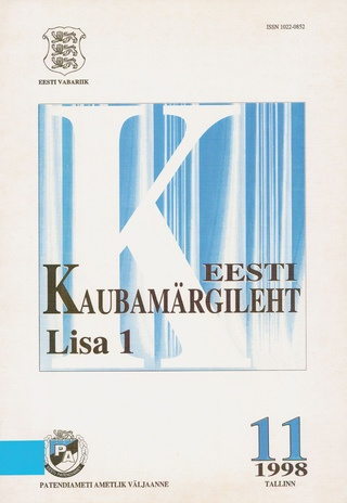 Eesti Kaubamärgileht ; 11 lisa 1998-11