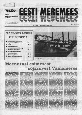 Eesti Meremees ; 8 1990
