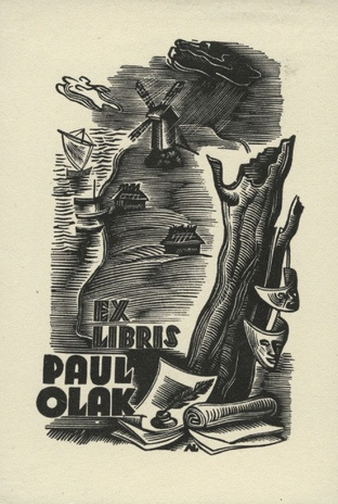 Ex libris Paul Olak 