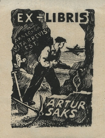 Ex-libris Artur Saks 
