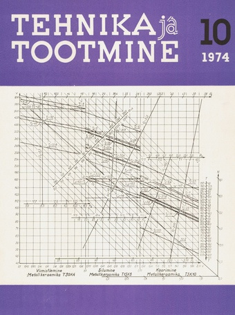 Tehnika ja Tootmine ; 10 1974-10