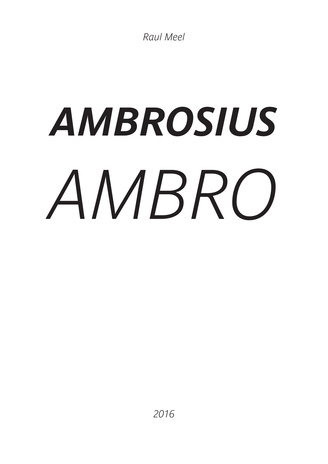 Ambrosius Ambro 