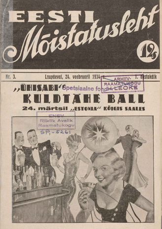 Eesti Mõistatusleht ; 3 1934-02-24