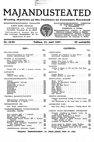 Majandusteated ; 19-20 1937-05-11