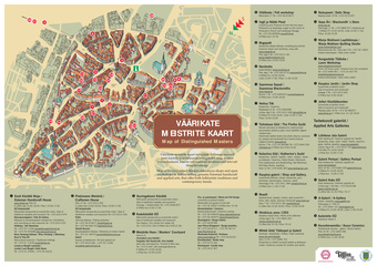 Väärikate meistrite kaart = Map of distinguished masters : [Tallinn] 