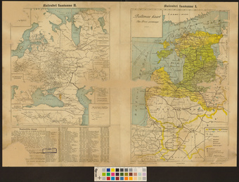 Baltimaa kaart Ida-Preisi piirimaaga : Kalendri kaasanne I 