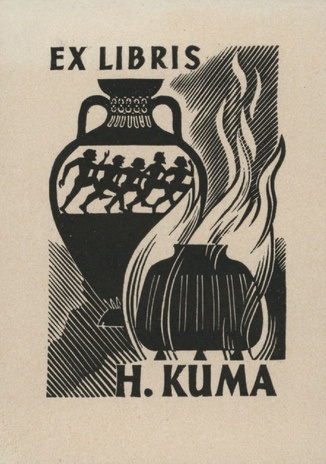 Ex libris H. Kuma 