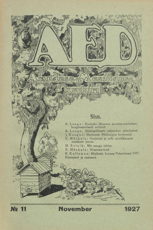 Aed : aianduse ajakiri ; 11 1927-11