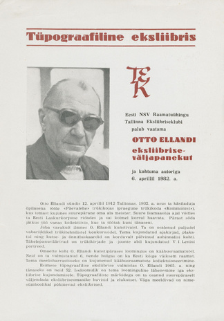 Otto Ellandi : tüpograafiline eksliibris : kataloog 
