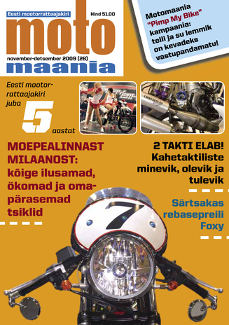Motomaania : Eesti mootorrattaajakiri ; 28 2009-11/12