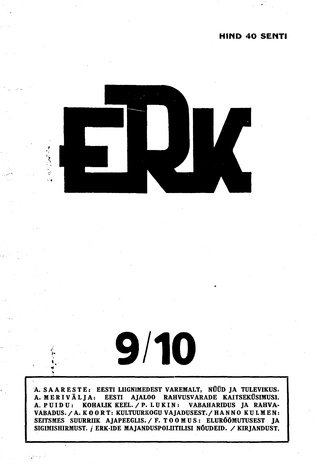 ERK ; 9-10 1934-12