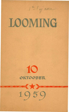 Looming ; 10 1959-10
