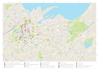 Tallinn city center map : explore town by yourself! 