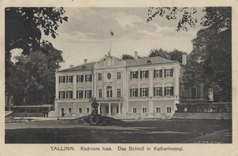 Tallinn : Kadrioru loss = das Schloß in Katharinental