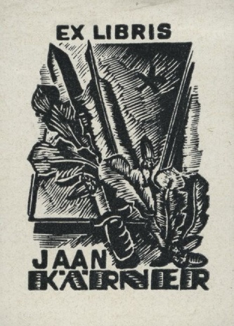 Ex libris Jaan Kärner 