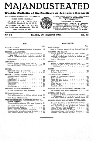 Majandusteated ; 33 1935-08-20