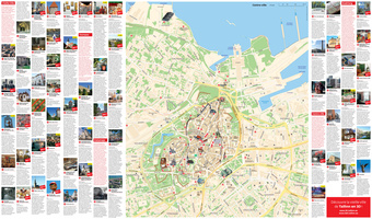 Tallinn : Carte de la ville, 2015 