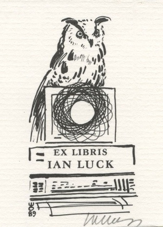 Ex libris Ian Luck 
