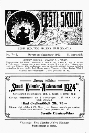 Eesti Skout ; 7-8 1923-11/12