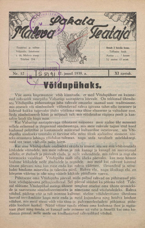 Sakalamaa Maleva Teataja ; 12 1939-06-17