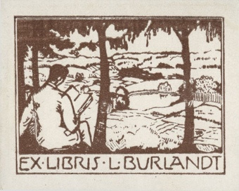 Ex libris L Burlandt 