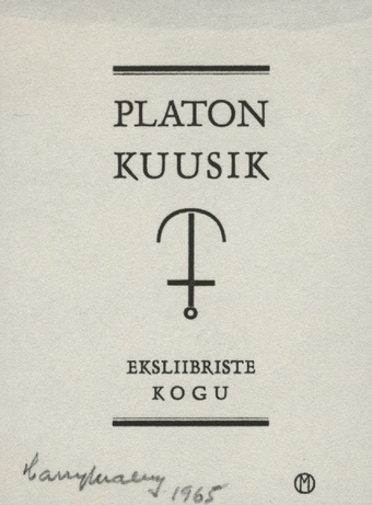 Platon Kuusik eksliibriste kogu 