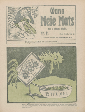 Vana Meie Mats : nalja- ja pilkekunsti nädalkiri ; 11 1920-03-12
