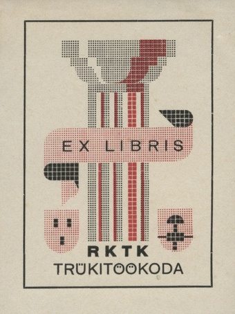 Ex libris RKTK trükitöökoda 