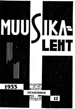Muusikaleht ; 12 1933-12