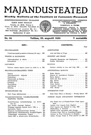 Majandusteated ; 34 1939-08-22