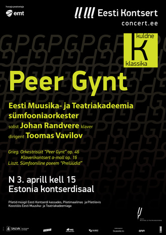 Peer Gynt : Eesti Muusika- ja Teatriakadeemia sümfooniaorkester