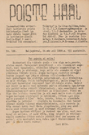 Poiste Hääl ; 126 1938-03-24