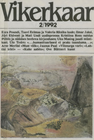 Vikerkaar ; 2 1992