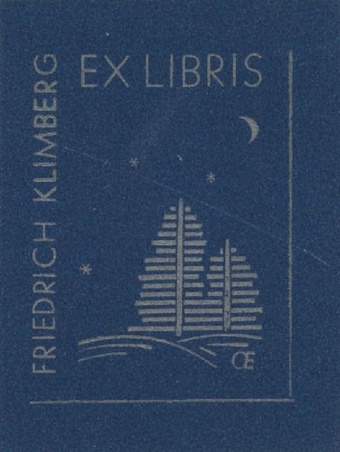 Ex libris Friedrich Klimberg 