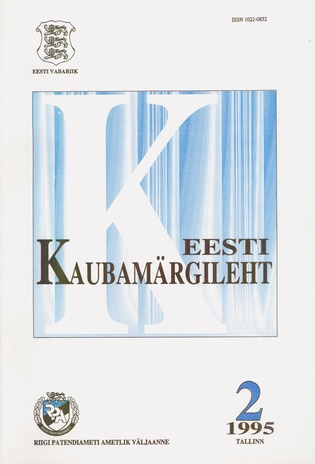 Eesti Kaubamärgileht ; 2 1995-02