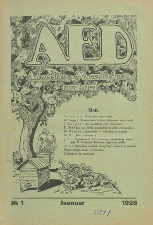 Aed : aianduse ajakiri ; 1 1928-01