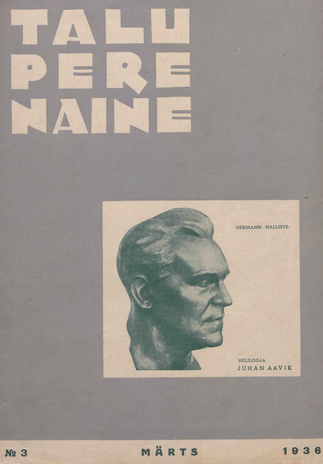 Taluperenaine : kodumajanduse ja kodukultuuri ajakiri ; 3 1936-03