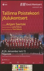 Tallinna Poistekoori jõulukontsert 