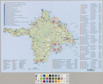 Hiiumaa turismikaart = Hiiumaa tourist map 