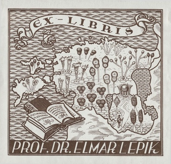 Ex-libris prof. dr. Elmar Lepik 
