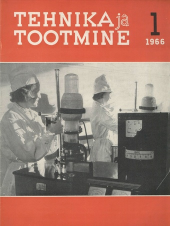 Tehnika ja Tootmine ; 1 1966-01