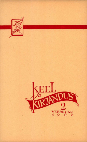 Keel ja Kirjandus ; 2 1962-02