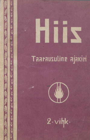 Hiis : taarausuline ajakiri ; 2 1930-12