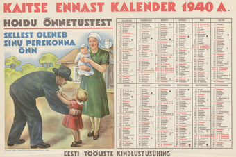 Kaitse ennast kalender 1940 a