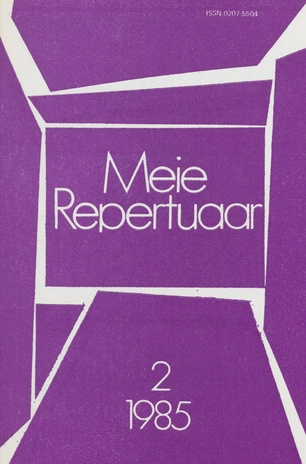 Meie repertuaar : Eesti NSV Rahvaloomingu ja Kultuuritöö Teadusliku Metoodikakeskuse väljaanne ; 2 1985-02