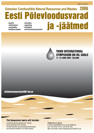 Eesti põlevloodusvarad ja -jäätmed = Estonian combustible natural resources and wastes ; 2006