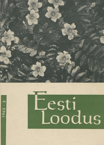 Eesti Loodus ; 3 1963-05/06