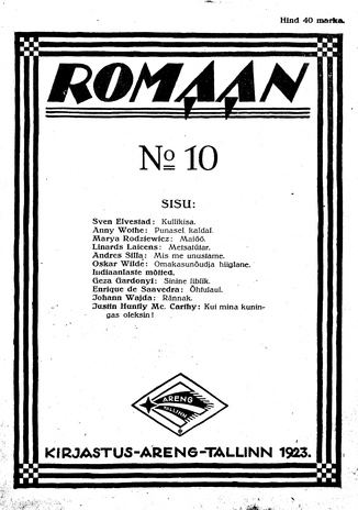 Romaan ; 10 1923